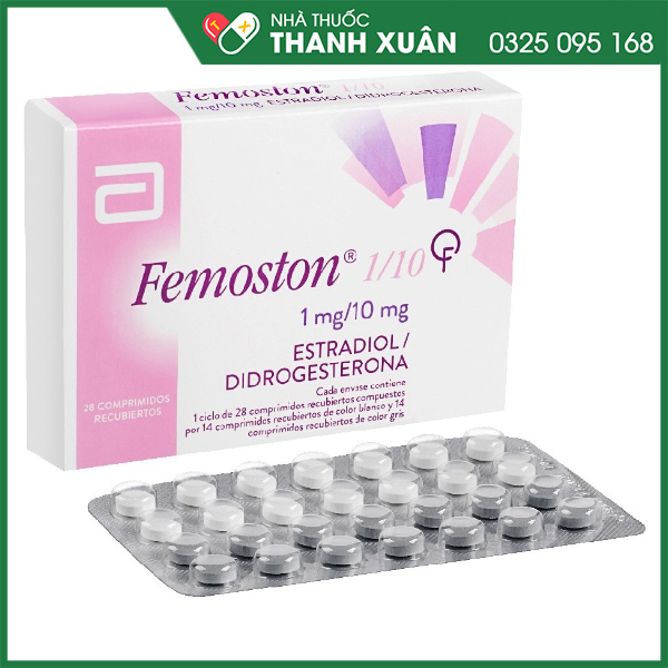Femoston 1/10mg điều trị thiếu hụt estrogen ở phụ nữ